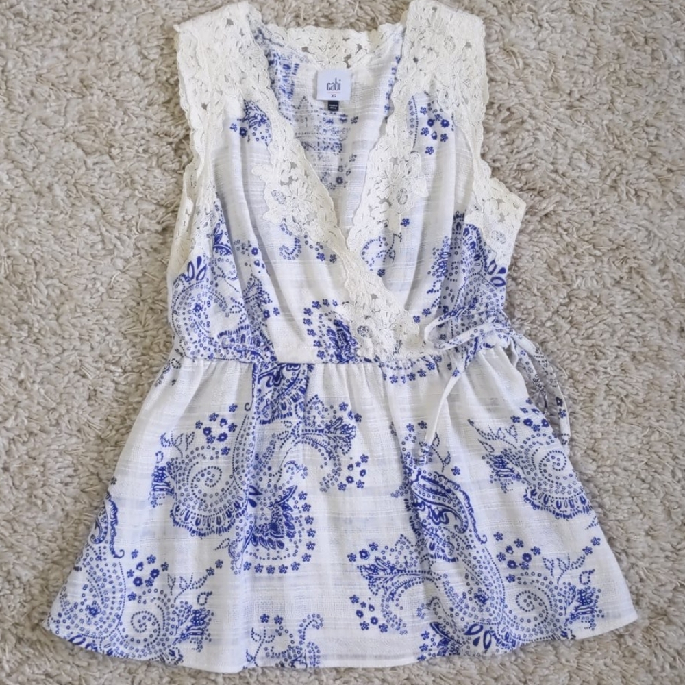 Cabi lace top